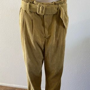 Mustard corduroy pants